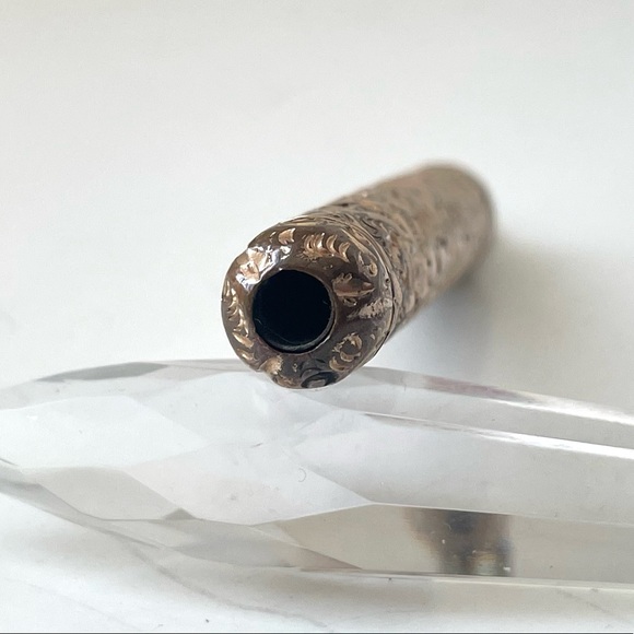 Rare Antique Victorian Gold Plated Repoussé Mechanical Pencil - Picture 3 of 14